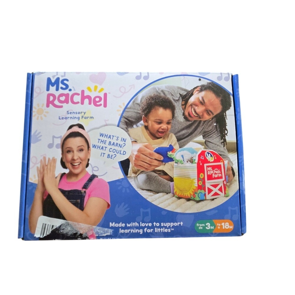Ms. Rachel Sensory Learning Farm Baby Toy 3-18M Multicolor New Spin Master Gund